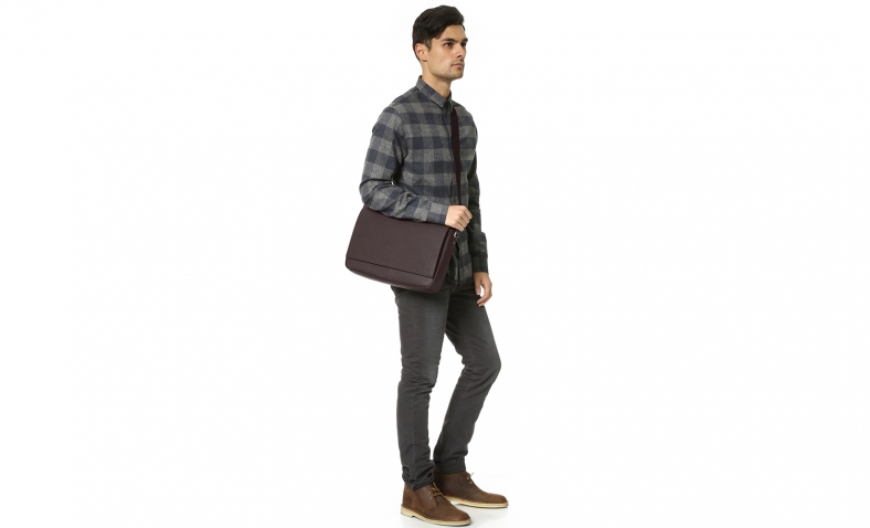 Jack Spade Men’s Barrow Leather Messenger $148.99