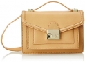 Loeffler Randall Mini Rider Cross-Body Wallet (Natural/Gold) $167.80
