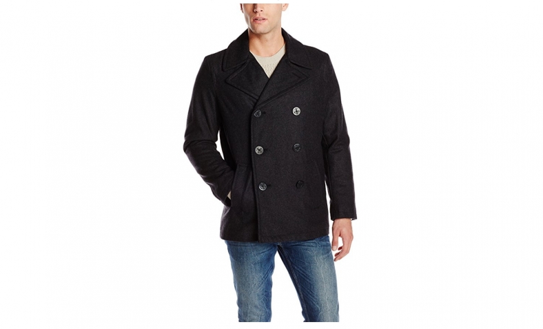 Levi’s Men’s Wool Classic Double-Breasted Wool Blend Peacoat $35.27