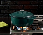 #1 Best Seller Lodge EC6D38 Enameled Cast Iron 6 Quart Dutch Oven , Lagoon $36.58