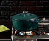 #1 Best Seller Lodge EC6D38 Enameled Cast Iron 6 Quart Dutch Oven , Lagoon $36.58