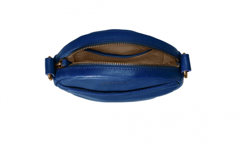 Lucky Brand Jordan Leather Round Cross Body Bag, Surf, One Size $62.21