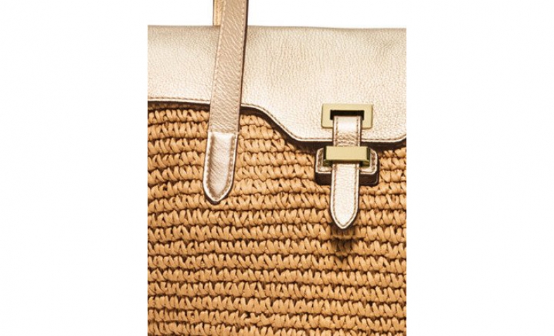 49% OFF! MICHAEL Michael Kors Straw Naomi Large Tote $149.99