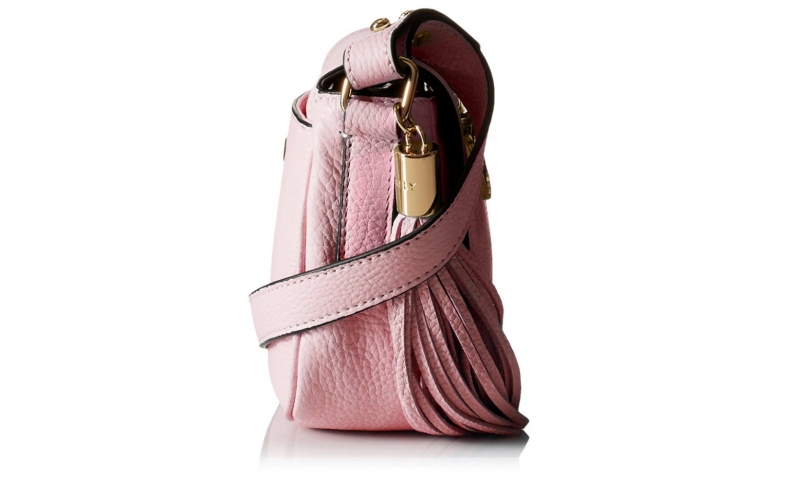 73% off MILLY Astor Small Saddle Cross Body, Blush $78.26