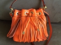 73% off MILLY Essex Fringe Small Drawstring Convertible Cross Body Bag $75.55