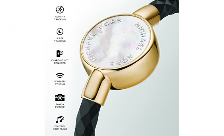 50% off!  Michael Kors “Access Activity Tracker” Crosby Silicone Bracelet $47.50