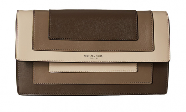 60% OFF! Only 1 left! Michael Kors Surrey Medium Clutch Tricolor $235.99