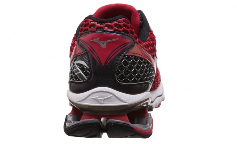 Mizuno Men’s Wave Creation 17 Running Shoes, Chinese Red/Silver/Black, 10 M US  $74.98