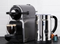 50% off!  Nespresso Inissia Espresso Maker with Aeroccino Plus Milk Frother, Titan $99.99