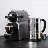 50% off!  Nespresso Inissia Espresso Maker with Aeroccino Plus Milk Frother, Titan $99.99