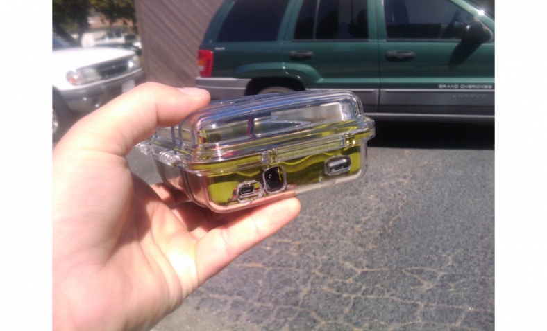 Pelican 1010 Micro Case, Red with Clear Lid $9.84