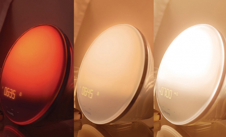 Philips HF3520 Wake-Up Light With Colored Sunrise Simulation, White $97.57