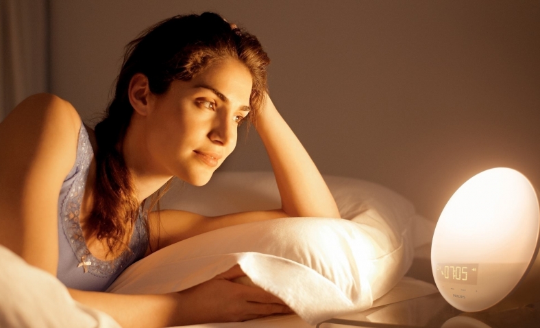 Philips HF3520 Wake-Up Light With Colored Sunrise Simulation, White $97.57