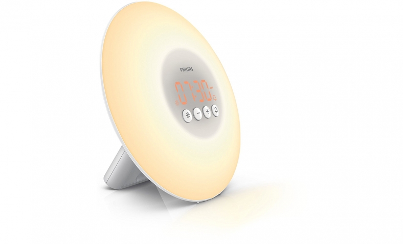 Philips Wake-Up Light with Sunrise Simulation, White, HF3500 $49.99