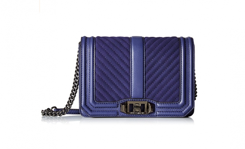 38% off!  Rebecca Minkoff Chevron Quilted Small Love Crossbody $121.54