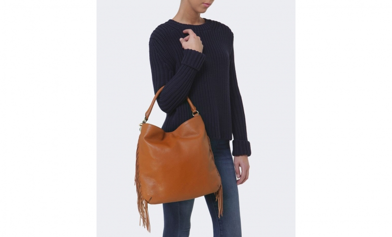 Rebecca Minkoff Clark Hobo Shoulder Bag, Almond, One Size$119.99