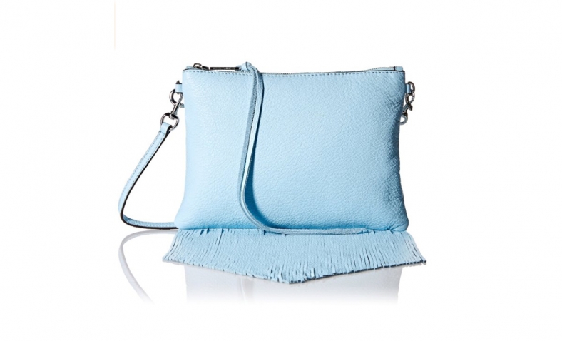 Rebecca Minkoff Fringe Jon Cross Body Bag, Sky $51.54