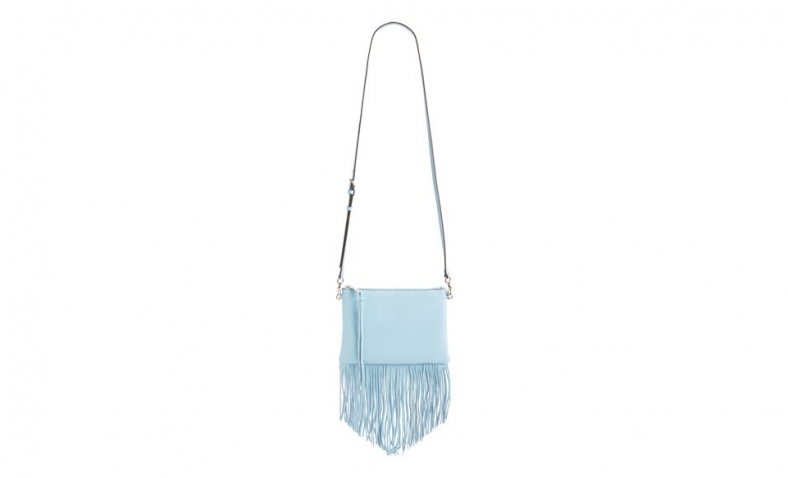 Rebecca Minkoff Fringe Jon Cross Body Bag, Sky $51.54