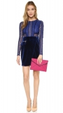 Rebecca Minkoff Leo with Contrast Piping Clutch $41.81