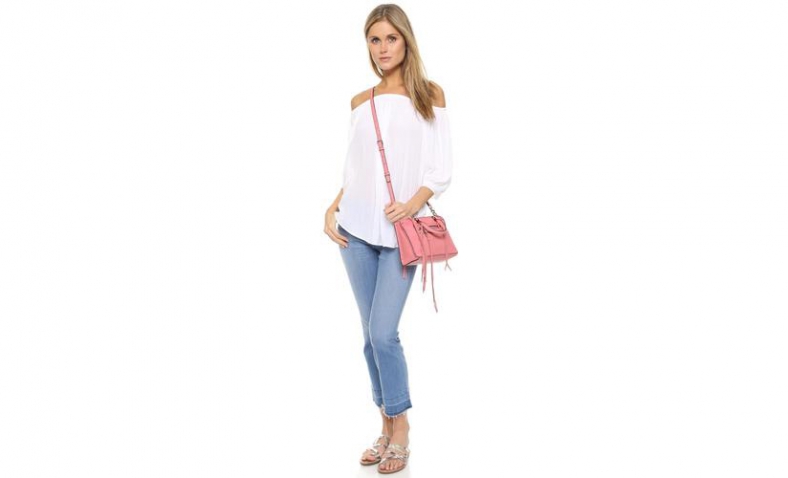 Rebecca Minkoff Micro Regan Satchel Cross Body, Poppy Red, One Size $109.99
