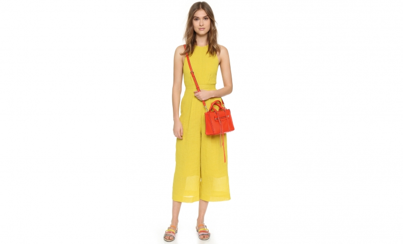 Rebecca Minkoff Micro Regan Satchel Cross Body, Poppy Red, One Size $109.99