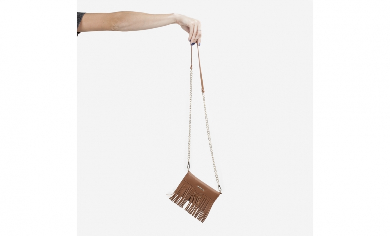 Rebecca Minkoff Universal Fringe Crossbody Iphone 6 Galaxy S6 Phone Wristlet, Almond, One Size$59.98