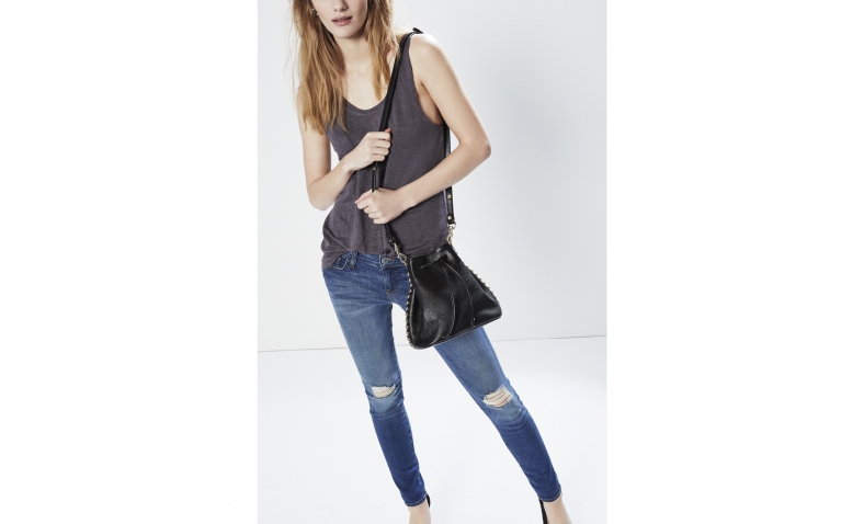 Rebecca Minkoff Unlined Bucket Shoulder Bag, Black, One Size $205.81