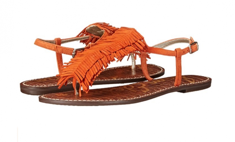 Sam Edelman Women’s Gela Flat Sandal, Tangelo, 6.5 M US$34.71