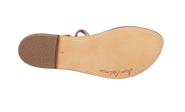 Sam Edelman Women’s Gela Flat Sandal, Tangelo, 6.5 M US$34.71