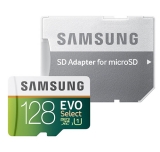 Samsung 128GB EVO Select Micro SDXC Memory Card $39.99