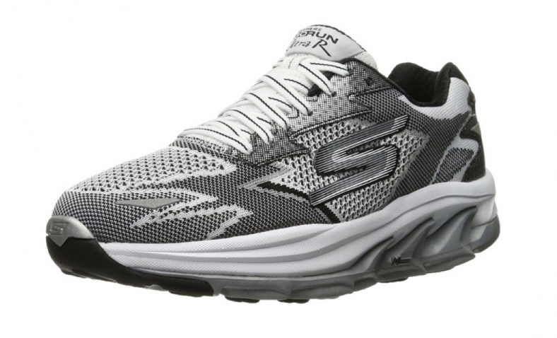 Skechers Performance Men’s Go Run Ultra R Road Running Shoe, White/Black, 7.5 M US$39.95