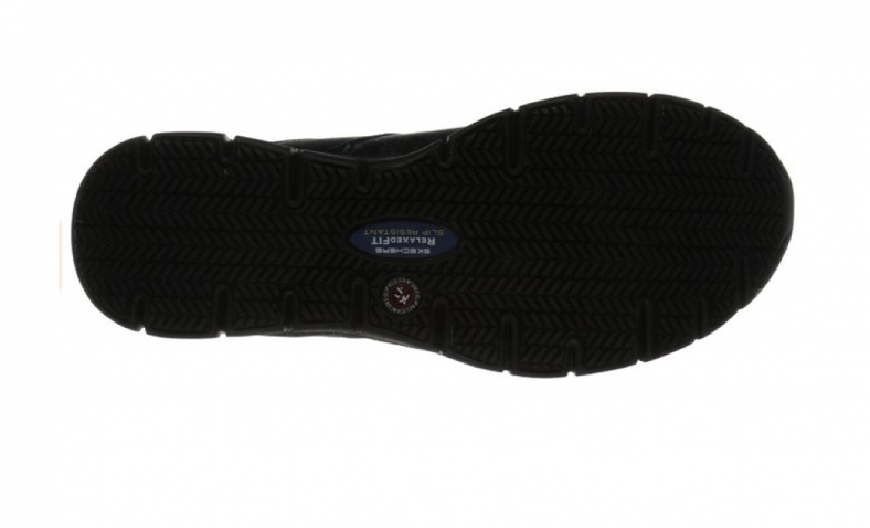 Skechers for Work Men’s Sure Track Verteen Slip On, Black, 11 M US$26.78