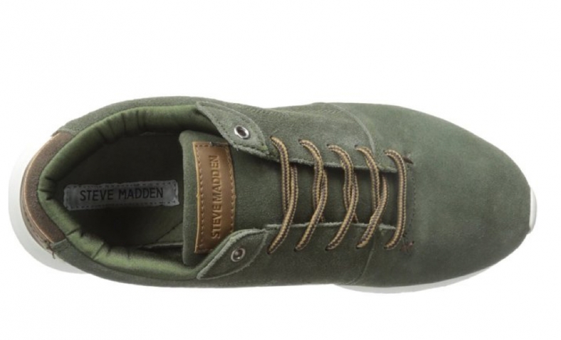 Steve Madden Men’s Fighter Fashion Sneaker, Olive, 8.5 M US$17.20