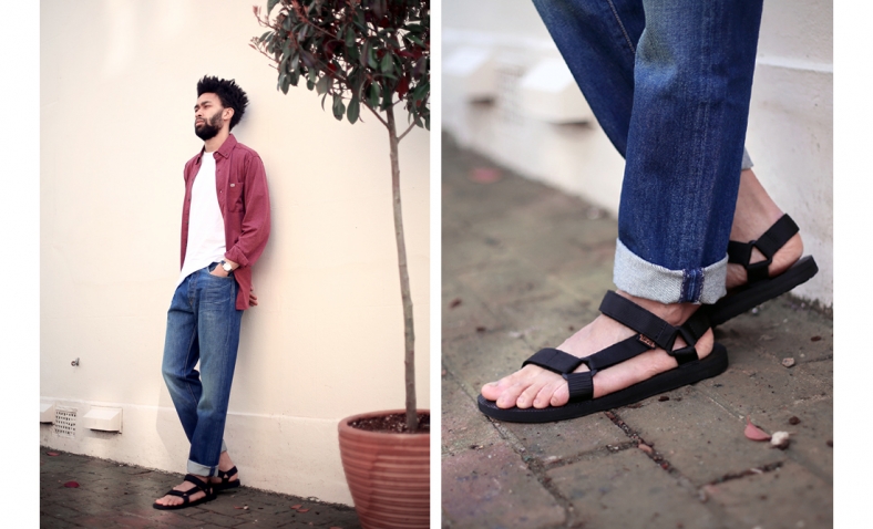 Teva Men’s M Original Universal Menswear Sandal, Navy, 9 M US$33.43