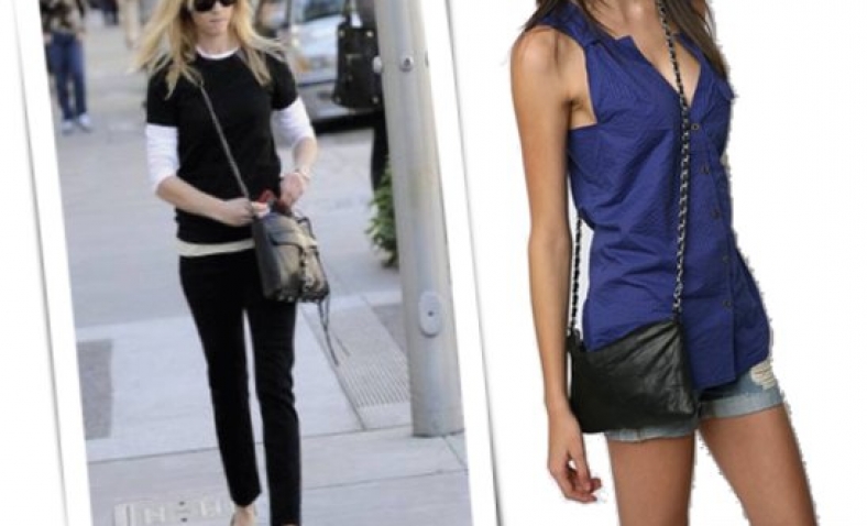 Tommy Hilfiger Belinda Leather Cross Body Bag, Black, One Size $34.50