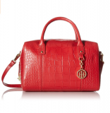 Tommy Hilfiger Faye Croco Small Duffle Shoulder Bag $69.21