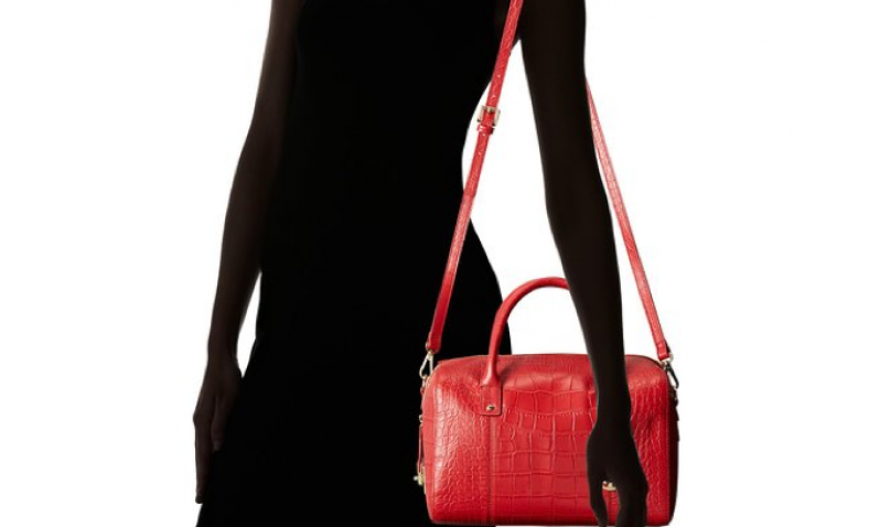 Tommy Hilfiger Faye Croco Small Duffle Shoulder Bag $69.21