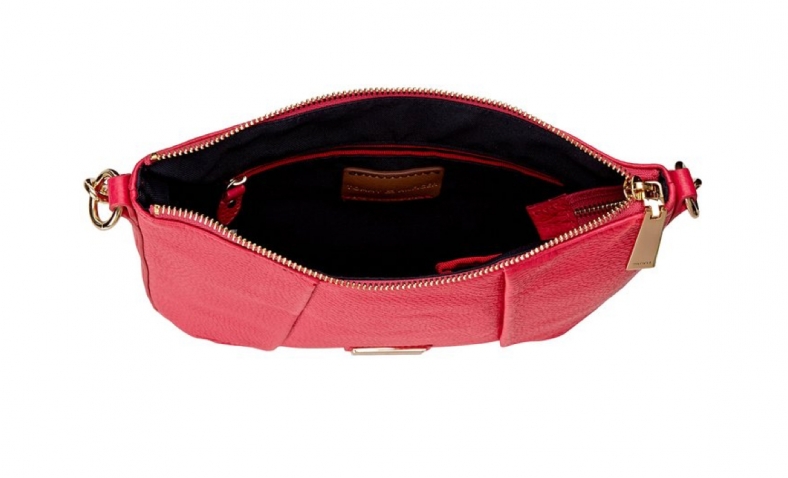 Tommy Hilfiger Lily Cross Body Bag, Raspberry, One Size$44.99