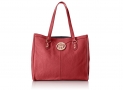 Tommy Hilfiger Maggie Pebble Tote Top Handle Bag, Red, One Size $69.15