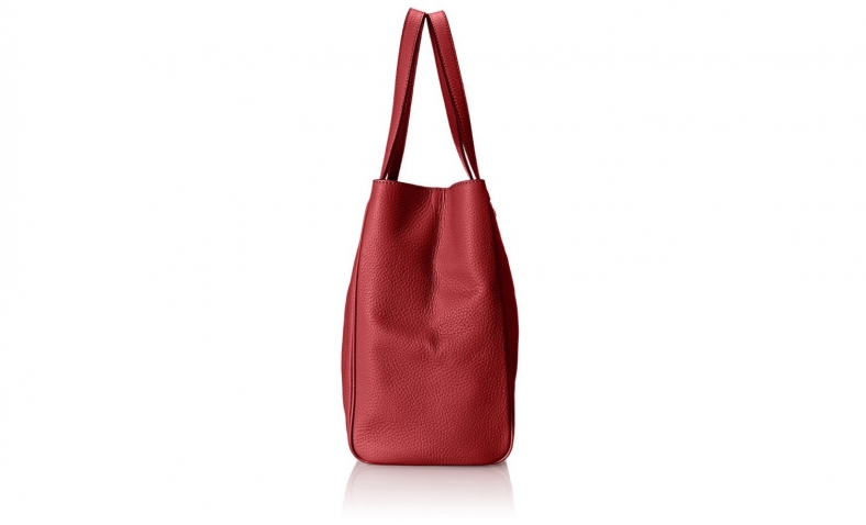 Tommy Hilfiger Maggie Pebble Tote Top Handle Bag, Red, One Size $69.15