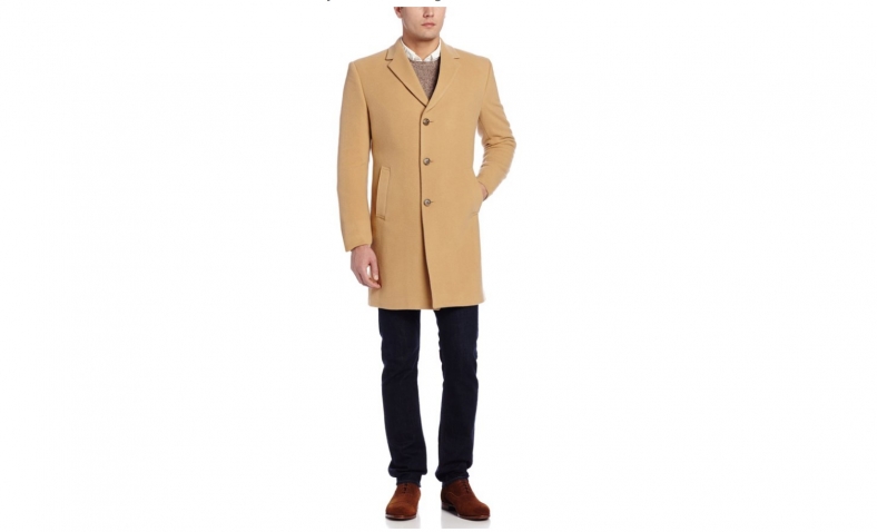 78% off  Tommy Hilfiger Men’s Barnes Single Breasted Walker Coat $109.99
