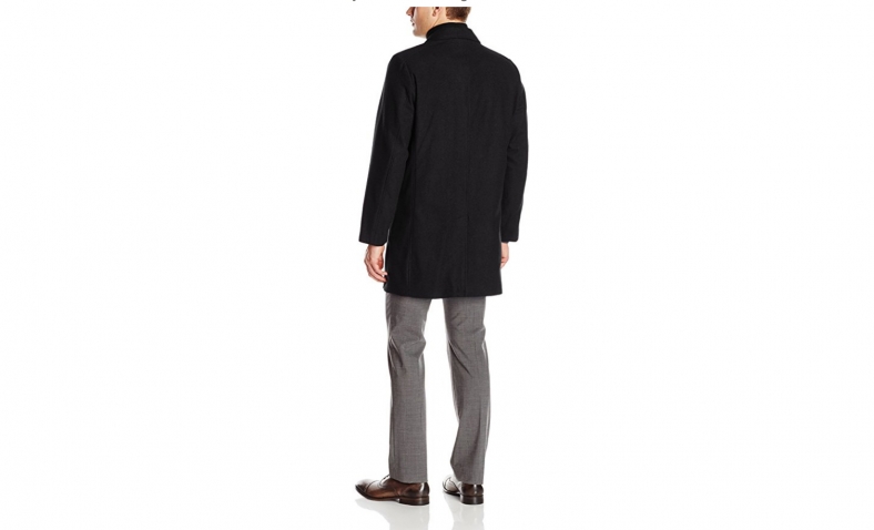 Tommy Hilfiger Men’s Bruce 36-Inch Single-Breasted Top Coat with Bib $30.27