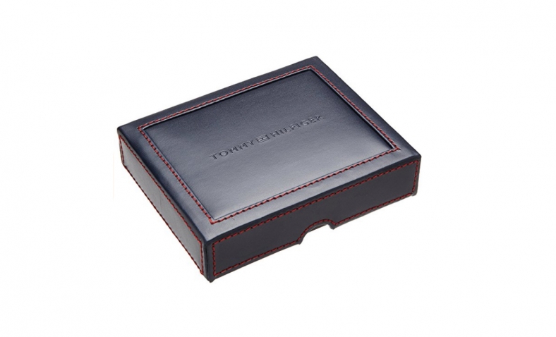 Tommy Hilfiger Men’s Leather Cambridge Trifold Wallet $20.98