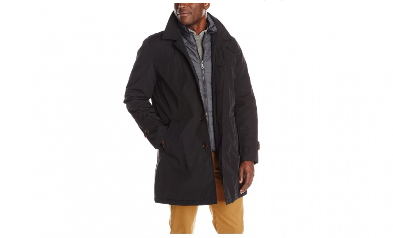 55% OFF!  Tommy Hilfiger Men’s Poly-Twill Trench Coat $48.99