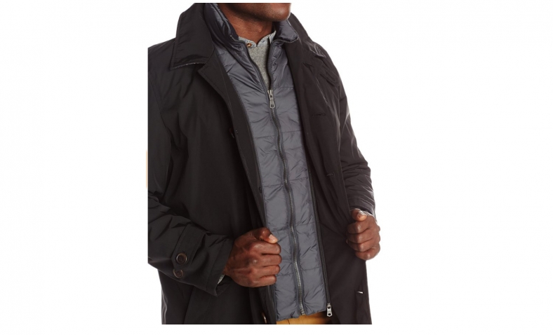 55% OFF!  Tommy Hilfiger Men’s Poly-Twill Trench Coat $48.99