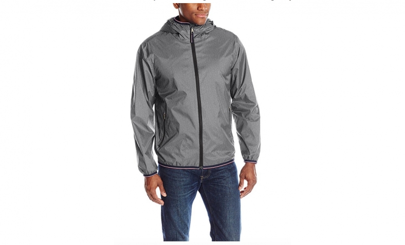 Tommy Hilfiger Men’s Waterproof Breathable Rain Shell Jacket $39.91