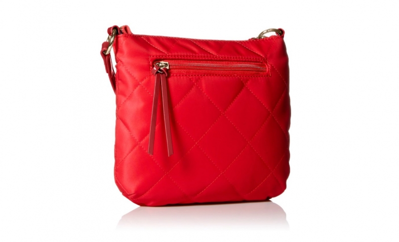 Tommy Hilfiger Quilted Crossbody Bag, Red, One Size $27.90