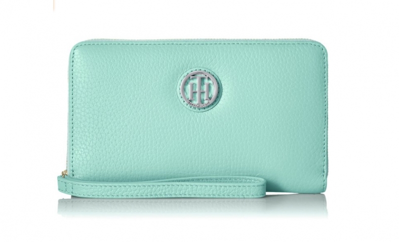 Tommy Hilfiger TH Carryall Wristlet, Sea Glass, One Size$27.30
