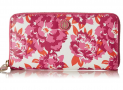 Tommy Hilfiger TH Floral Zip Around Wallet, Pink/Coral, One Size $32.56