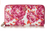 Tommy Hilfiger TH Floral Zip Around Wallet, Pink/Coral, One Size $32.56
